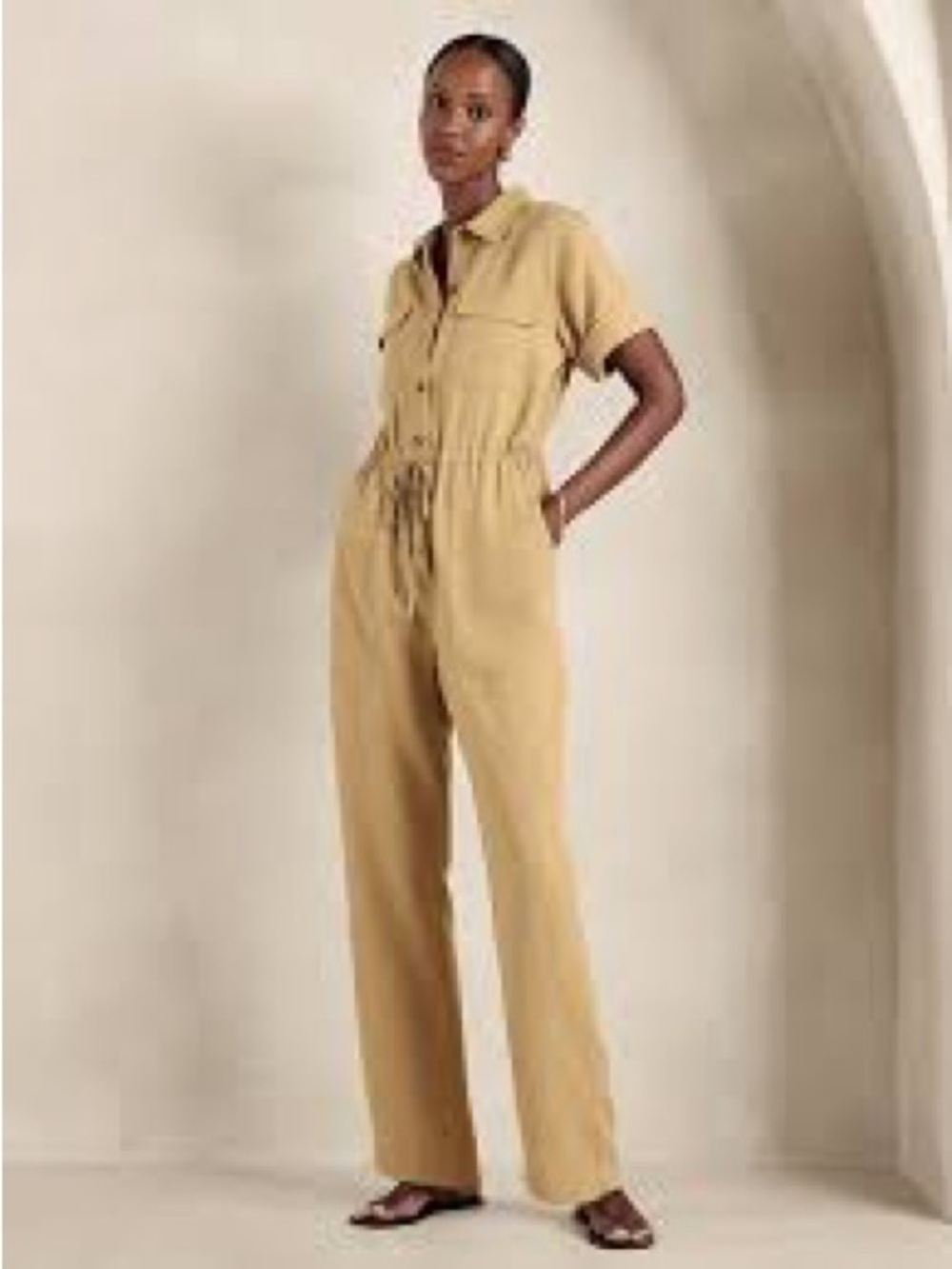 🆕 Banana Republic Utility Jumpsuit Size Large
